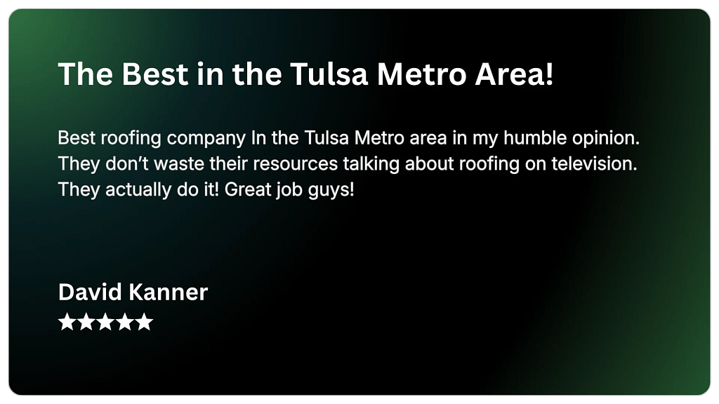 ABBCO Roofing Review #1